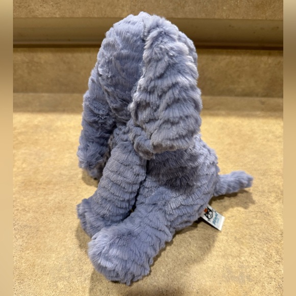 Jellycat Fuddlewuddle Elephant Plush Periwinkle Blue Stuffed Toy Original 9 Inch - Picture 2 of 10